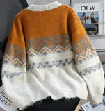 Isle Vintage Contrast Cardigan Sweater HZ1024