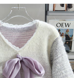 style gentle lace sweater HZ1024