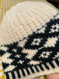 diamond plaid warm wool hat HZ1024