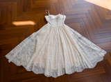A-line Tulle Short Formal Dress, Apricot Homecoming Dress HZ1024