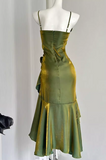ruffled suspender dress birthday dress HZ1024