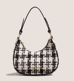 woolen crescent bag shoulder messenger bag HZ1024