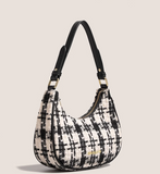 woolen crescent bag shoulder messenger bag HZ1024