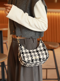 woolen crescent bag shoulder messenger bag HZ1024