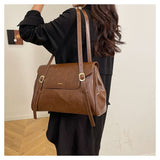 texture large capacity commuter shoulder bag HZ1024