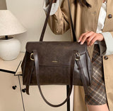 texture large capacity commuter shoulder bag HZ1024