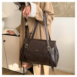 texture large capacity commuter shoulder bag HZ1024