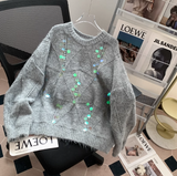 sequined knitted sweater HZ1024