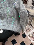 sequined knitted sweater HZ1024