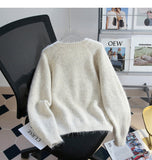 button simple knitted cardigan HZ1024