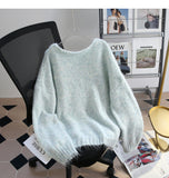 Sequined 3D Flower Knitted Sweater HZ1024