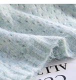 Sequined 3D Flower Knitted Sweater HZ1024