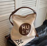 Capacity Commuter Shoulder Tote Bag Canvas Backpack HZ1024