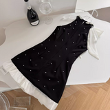 A-line beaded Halter Short Prom Dress,Homecoming Dress HZ1024
