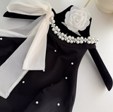 A-line beaded Halter Short Prom Dress,Homecoming Dress HZ1024