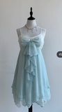 Spaghetti Strap A-Line Chiffon Short Prom Dresses, Pink Homecoming Dresses HZ1024