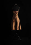 Spaghetti Strap A-Line Short Prom Dresses Satin Brown Formal Dresses Sequin Homecoming Dresses HZ1024