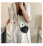 chain heart crossbody bag HZ1024