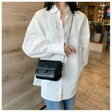 Kong style retro versatile chain crossbody bag HZ1024