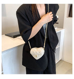 chain heart crossbody bag HZ1024