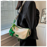 casual wide shoulder strap shoulder bag HZ1024