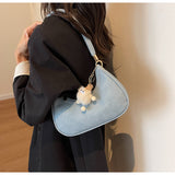 hand-held single-shoulder crescent bag crossbody bag HZ1024
