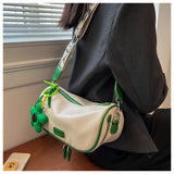 casual wide shoulder strap shoulder bag HZ1024