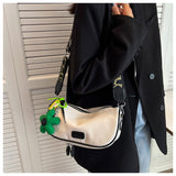 casual wide shoulder strap shoulder bag HZ1024