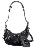 niche high-end shoulder crossbody motorcycle bag HZ1024