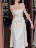 lace-up suspenders sexy slim dress for women summer exposed waist hollow design skirt HZ1024