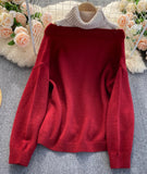 Long Sleeve Sweater High Neck Sweater HZ1024